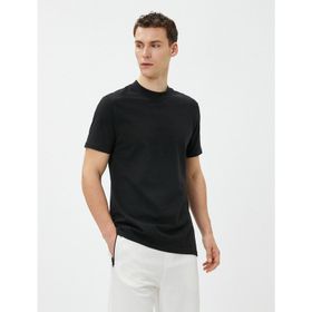 Koton 3SAM10993HK Siyah Erkek T-shirt