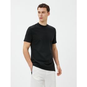 Koton 3SAM10993HK Siyah Erkek T-shirt