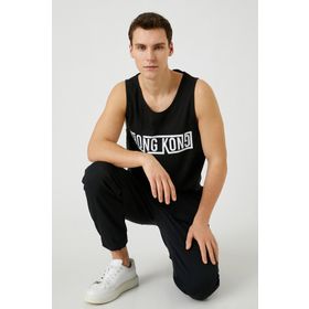 Koton 3SAM30013MK Siyah Erkek T-Shirt