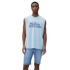 Koton 3SAM30053MK640 Mavi Erkek T-Shirt
