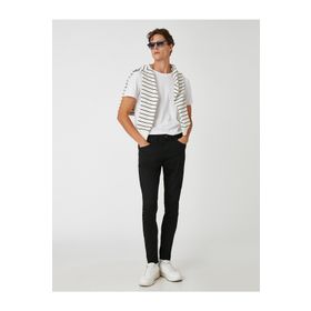 Koton 3SAM40082ND Siyah Erkek Jeans
