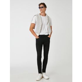Koton 3SAM40082ND Siyah Erkek Jeans