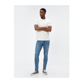 Koton 3SAM40107ND Mavi Erkek Kot Pantolon