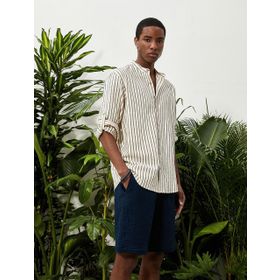 Koton 3SAM40119HW Lacivert Erkek Basic Bermuda Şort