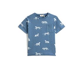 Koton 3SKB10191TK Mavi Erkek Çocuk T-shirt