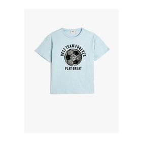 Koton 3SKB10229TK Mavi Erkek Çocuk T-shirt