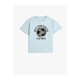 Koton 3SKB10229TK Mavi Erkek Çocuk T-shirt