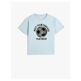 Koton 3SKB10229TK Mavi Erkek Çocuk T-shirt