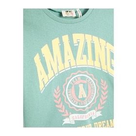 Koton 3SKG10059AK Yeşil Kız Çocuk T-shirt