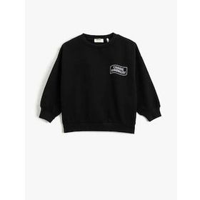 Koton 3SKG10104AK Siyah Kız Çocuk Sweatshirt