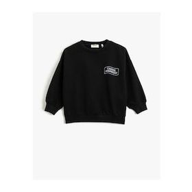 Koton 3SKG10104AK Siyah Kız Çocuk Sweatshirt