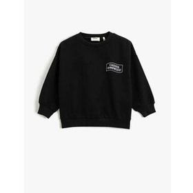 Koton 3SKG10104AK Siyah Kız Çocuk Sweatshirt
