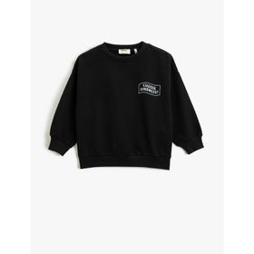 Koton 3SKG10104AK Siyah Kız Çocuk Sweatshirt