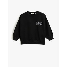Koton 3SKG10104AK Siyah Kız Çocuk Sweatshirt