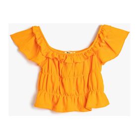 Koton 3SKG10114AK Turuncu Kız Çocuk T-shirt