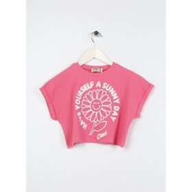 Koton 3SKG10194AK Pembe Kız Çocuk T-Shirt