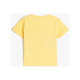 Koton 3SKG10255AK Sarı Kız Çocuk T-shirt
