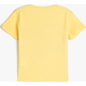 Koton 3SKG10255AK Sarı Kız Çocuk T-shirt