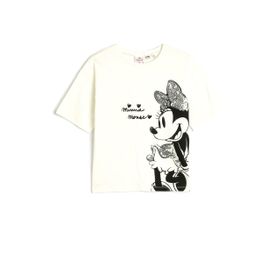 Koton 3SKG10507AK Ekru Kız Çocuk T-shirt