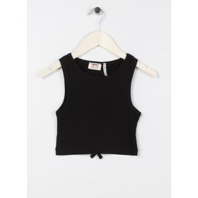 Koton 3SKG30023AK Siyah Kız Çocuk Atlet