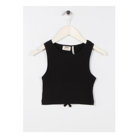 Koton 3SKG30023AK Siyah Kız Çocuk Atlet