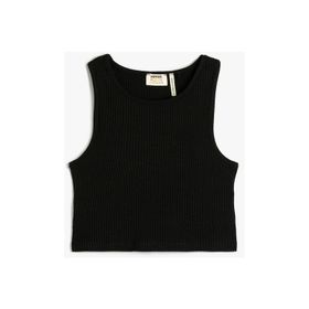 Koton 3SKG30023AK Siyah Kız Çocuk Atlet
