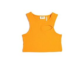 Koton 3SKG30037AK Turuncu Kız Çocuk Crop Bluz