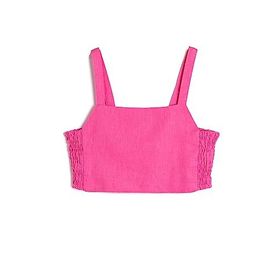 Koton 3SKG60042AW Pembe Keten Kız Çocuk Bluz