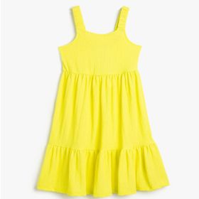 Koton 3SKG80022AK Sarı Kız Çocuk Elbise
