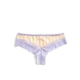 Koton 3SLK30038MK Lila Dantelli Ekose Brazilian Külot