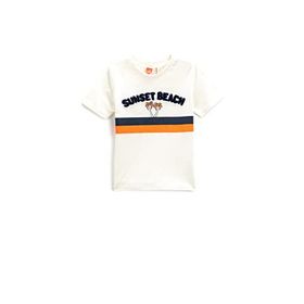 Koton 3SMB10135TK002 Ekru Erkek Çocuk T-Shirt