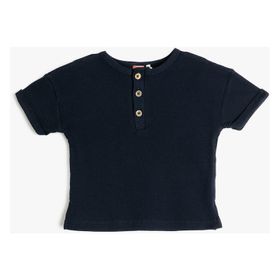 Koton 3SMB10139TK720 Lacivert Erkek Çocuk T-Shirt