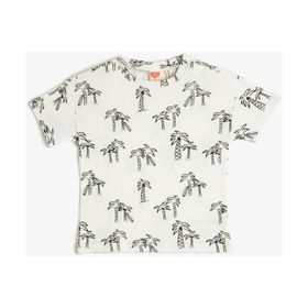 Koton 3SMB10150TK010 Ekru Erkek Çocuk T-Shirt