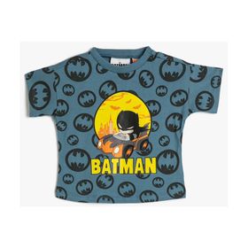 Koton 3SMB10364TK Lacivert Baskılı Bebek T-Shirt