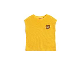 Koton 3SMB30001TK Hardal Dinozor Baskılı Erkek Bebek T-shirt