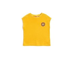 Koton 3SMB30001TK Hardal Dinozor Baskılı Erkek Bebek T-shirt