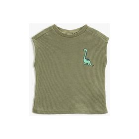 Koton 3SMB30001TK894 Haki Erkek Çocuk T-Shirt