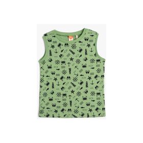 Koton 3SMB30014TK Yeşil Bebek Atlet