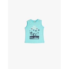 Koton 3SMB30016TK612 Mavi Erkek Çocuk Atlet