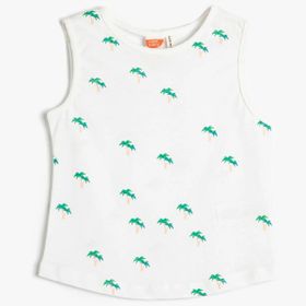 Koton 3SMB30017TK Beyaz Erkek Bebek Atlet
