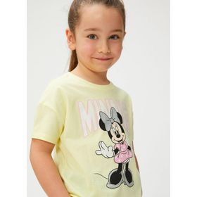 Koton 3SMG10146AK Sarı Baskılı Kız Bebek T-shirt