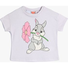 Koton 3SMG10166AK Lila Kız Bebek T-shirt