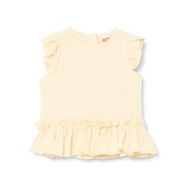 Koton 3SMG60005AW Sarı Fırfırlı Kız Bebek Bluz