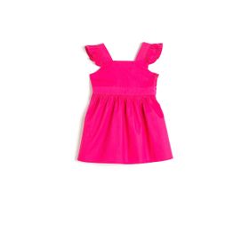 Koton 3SMG80004AW Fuşya Midi Kız Bebek Elbise