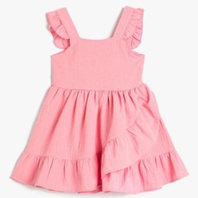 Koton 3SMG80027AW Pembe Kız Çocuk Elbise