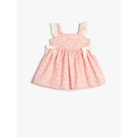 Koton 3SMG80032AW Pembe Kız Bebek Elbise