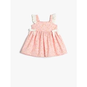 Koton 3SMG80032AW Pembe Kız Bebek Elbise