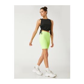 Koton 3WAK30144NK999 Siyah Kadın Spor Atlet
