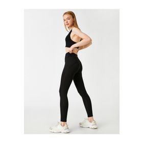 Koton 3WAK40044NK Yüksek Bel Spor Tayt