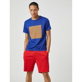 Koton 3WAM10075NK716 Lacivert Erkek T-Shirt